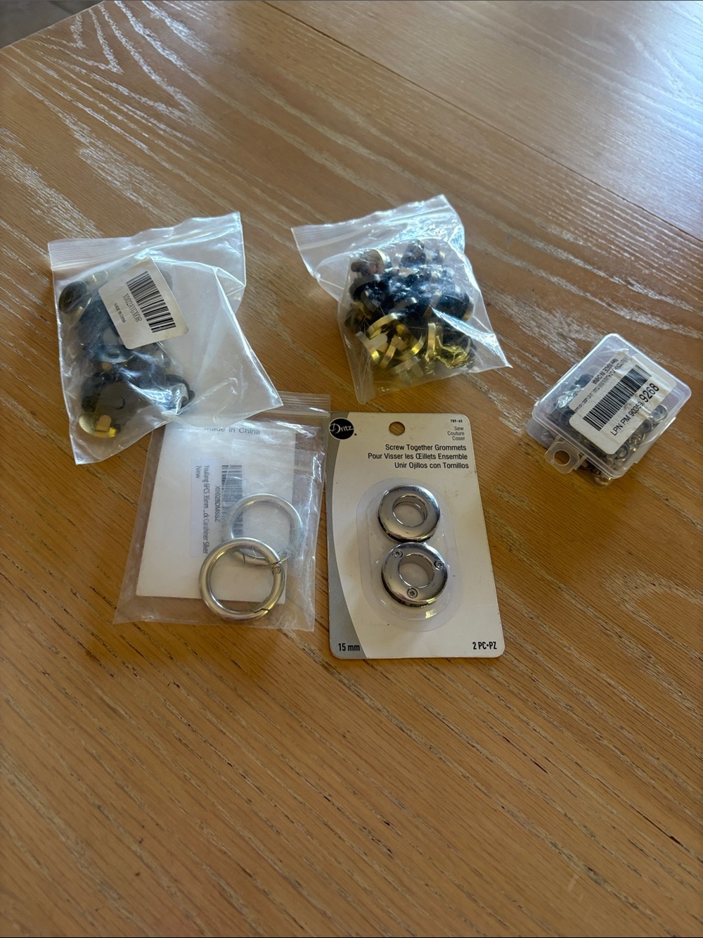 DIY handbag supplies. You get all 5 items shown.